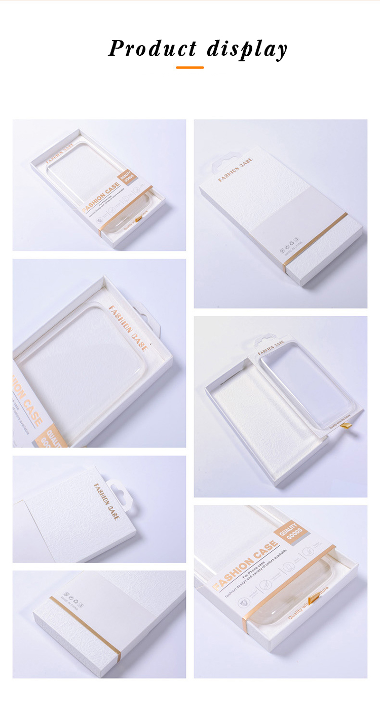 Blister PVC Phone Case Packaging Box With Window Custom Logo Cellphone Retail Packaging