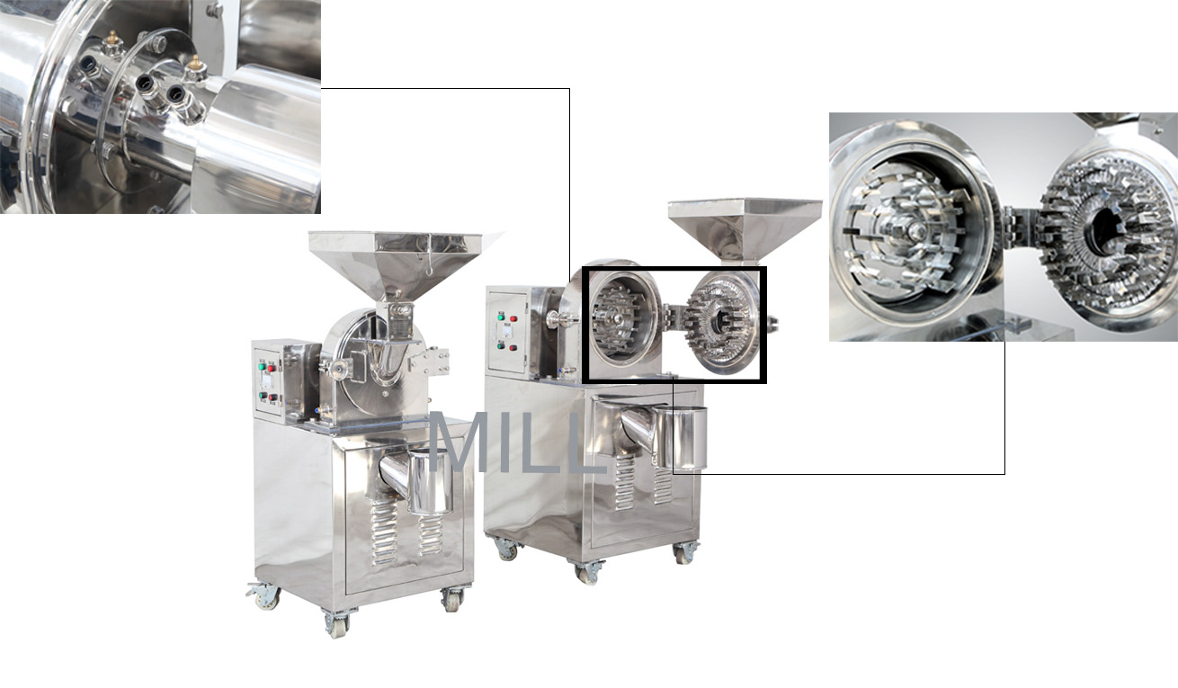chili chilli spices vegetable garlic powder making grinding grinder machine