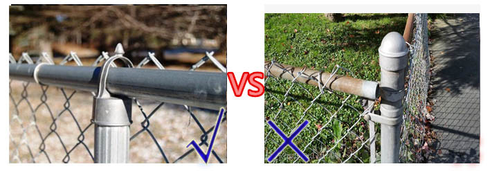 Barbed/barbed selvedge Galvanized Chain Link Panels Fence,0.9mx20mx50*50mmx2.8mm