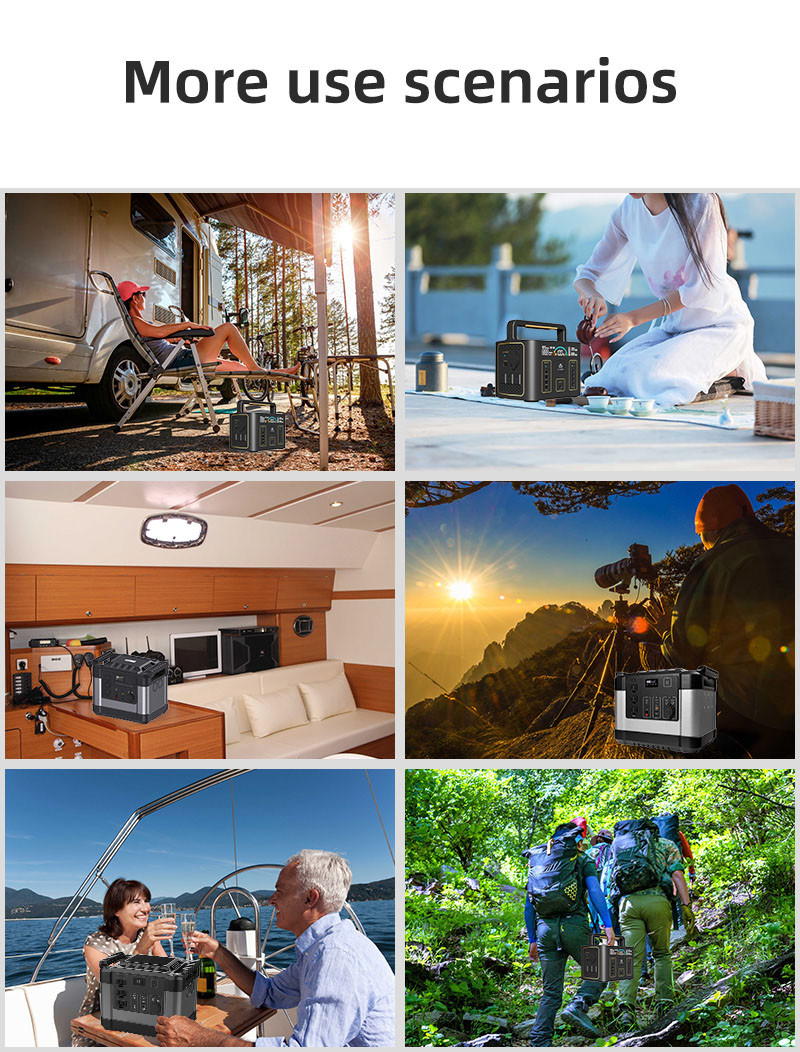 Lightweight 500W 1000W 2000W Portable Solar Power Generator