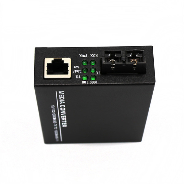 Singlemode Dual Fiber To Rj45 Media Converter / SC Media Converter 1310nm