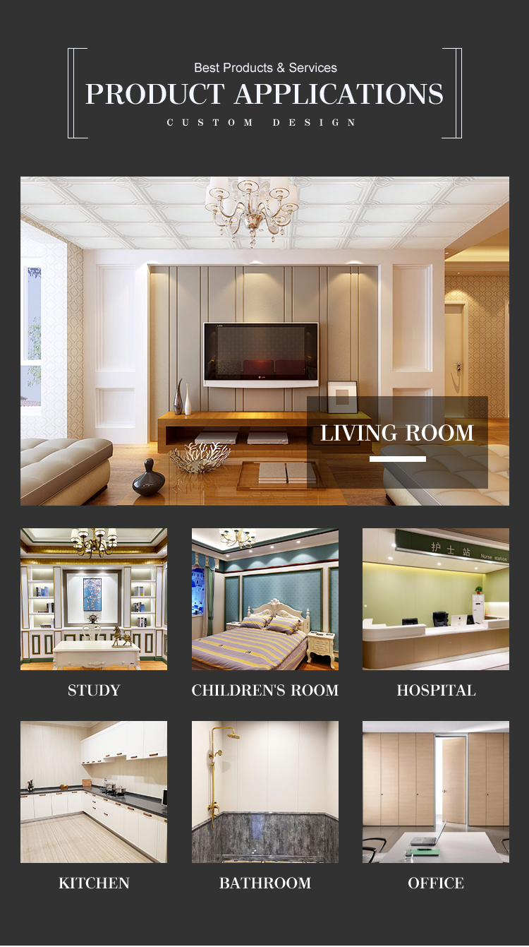 Customized Color Support Material Laminate Bamboo Fiber Wall Board for Indoor/Outdoor Wall Decoration