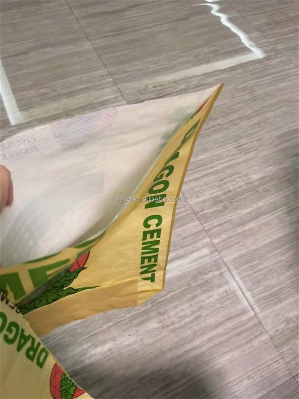 25kg 50kg Eco Friendly Woven Empty Bag Of Cement Plastic Cement Bag