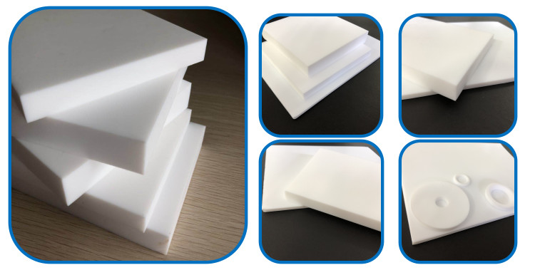 High Lubrication White Molded 100% 0.5mm Pure PTFE Sheet
