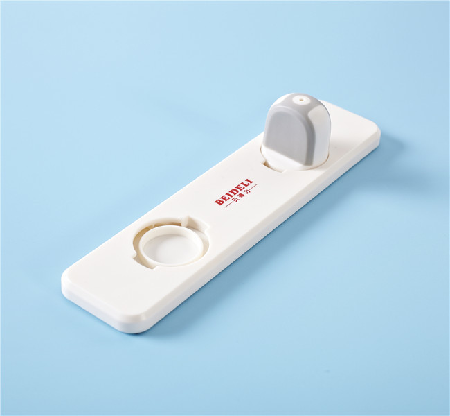 Plastic Windows Stop Child Safety Window Locks , Plastic Cabinet Lock Double Gears