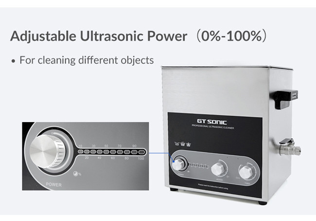 Multi - Frequency Parts Ultrasonic Cleaner Heated Soak Tank 13L 28kHz/40KHz