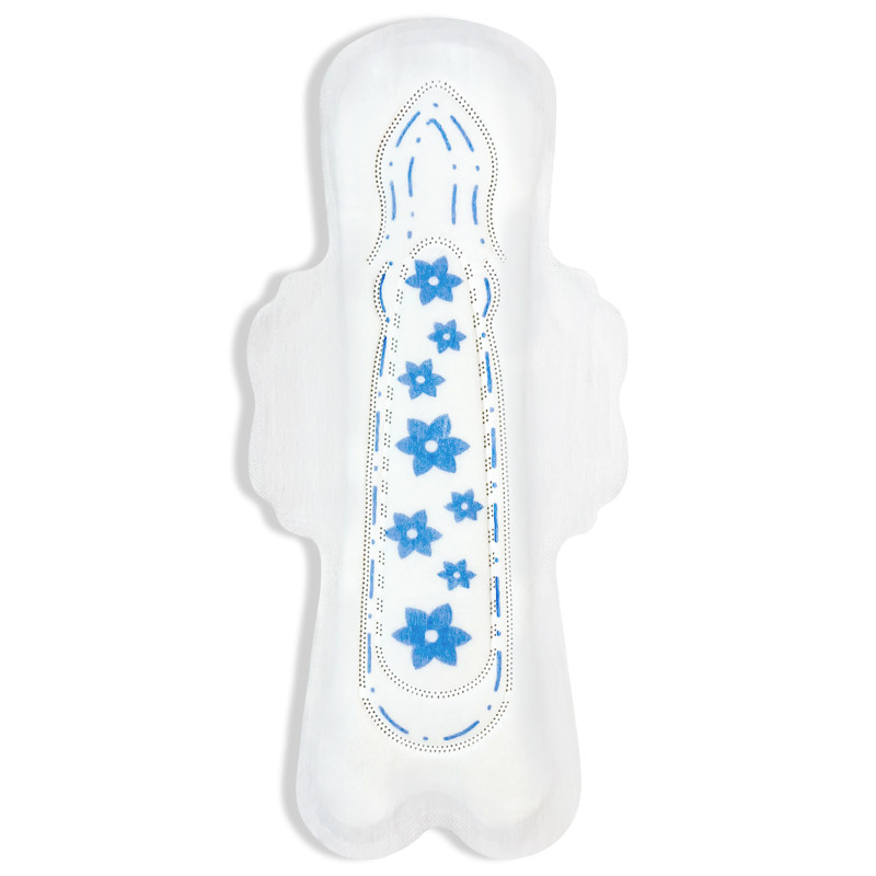 Breathable Cotton Women Sanitary Napkin With Wings Absorption 30-250ml And Customizable Weight