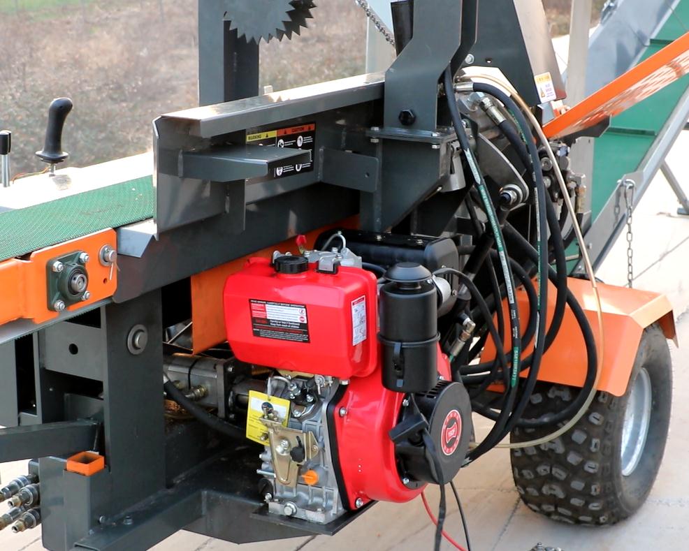 JieRui Forestry Machinery Skid Steer Log Splitter Firewood Processor for Woodworking
