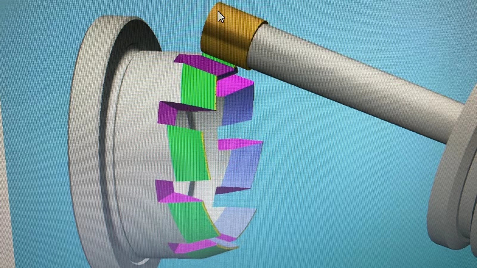 AT Coated Spiral Bevel Gear Cutters Cylindrical Gleason Cutting Tools