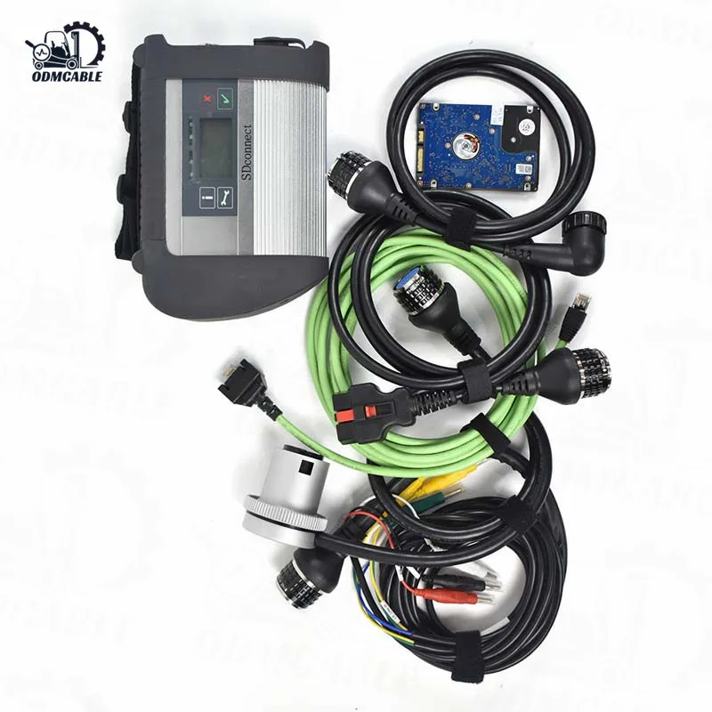 MB Star C4 DOIP Function SD Connect C4 Obd2 Scanner Multiplexer With Cable Star C4 SD For Benz Car/truck Auto Diagnos