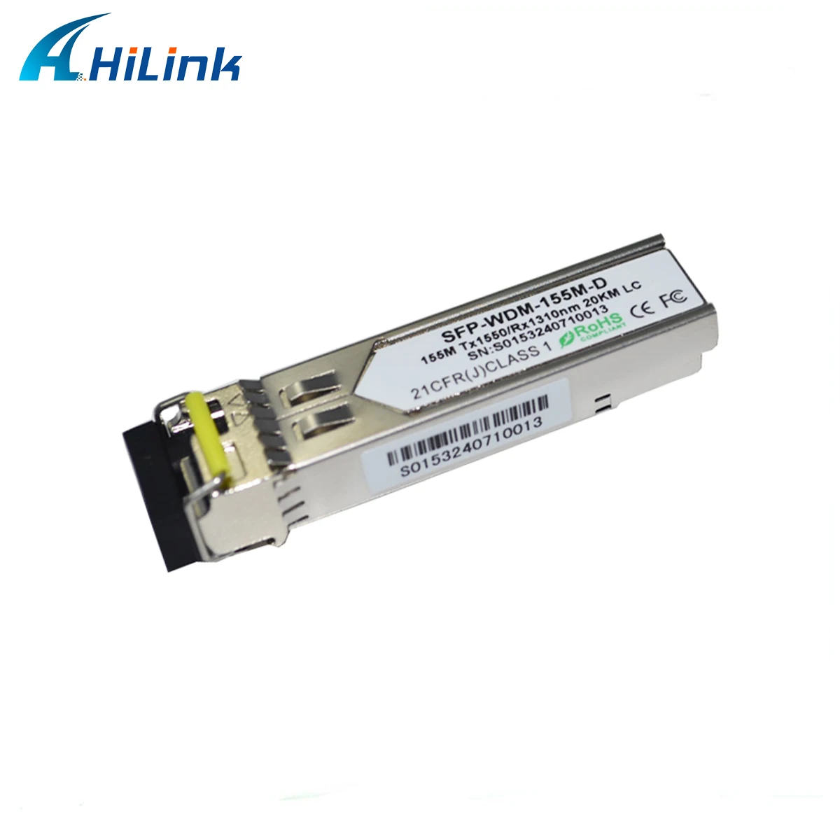 155M BIDI 20KM 1310/1550nm LC/SC 1000Base-BX SFP Optical Modules Transceiver