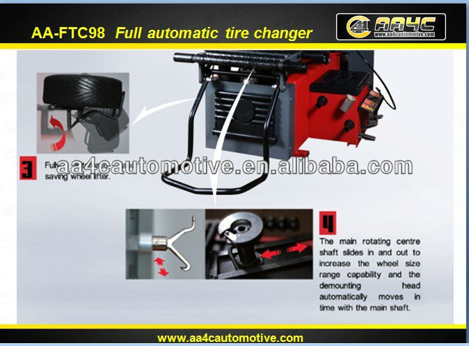 AA4C full automatic tire changer AA-FTC98 tyre changer tire service machine