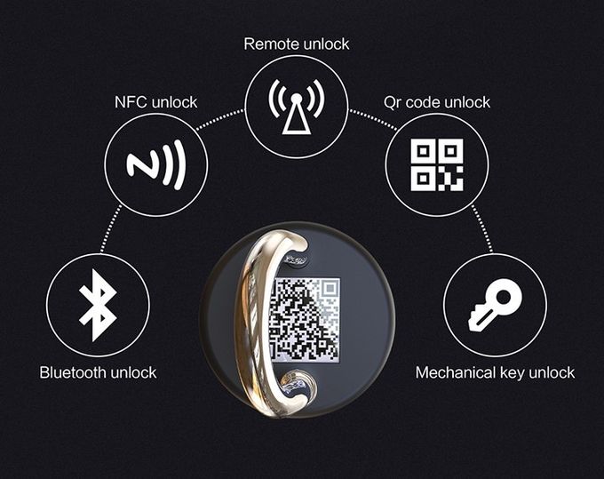 Zinc Alloy GSM BLE GPS Tracking Padlock For Freight Container