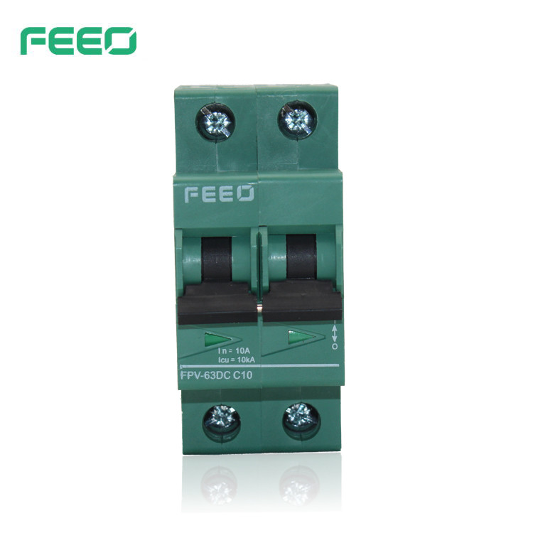 MCB 6KA 4P DC MCB Miniature Circuit Breaker Overcurrent Protection