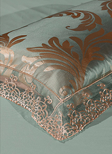 European Style Luxury Satin Silk Hotel Exquisite Jacquard Bedding Set Solid Advantage