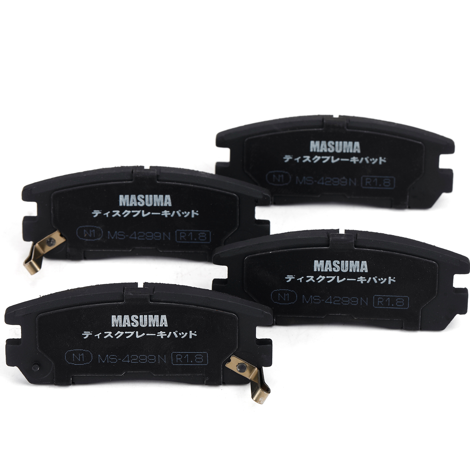 TROOPER II UB Auto Wear Sensor 4Pair 2Pair Brake Pads Set for ASV40L MS-4299N MASUMA