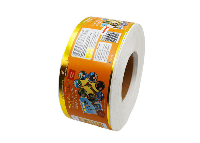 Soft Custom Gold Foil Stickers , Personalised Adhesive Stickers Not Falling / Rebound