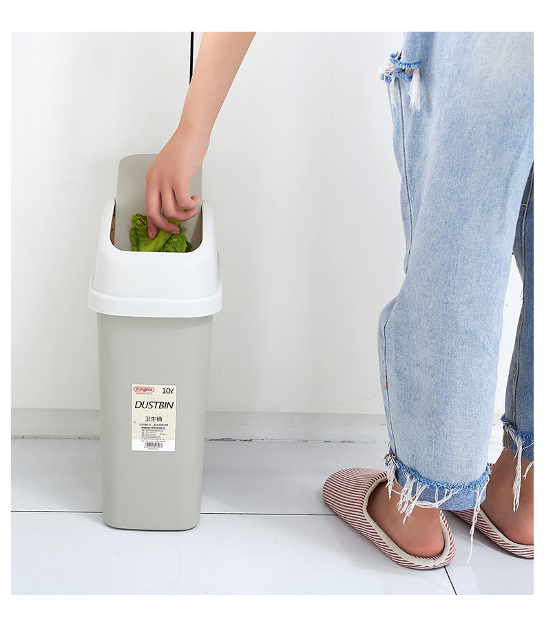 Home Office Bathroom Coloured Cute Plastic Dustbin