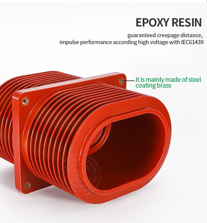 35KV 40.5KV Epoxy Resin Bushing Busbar Holder Wall Bushing Switchgear 3
