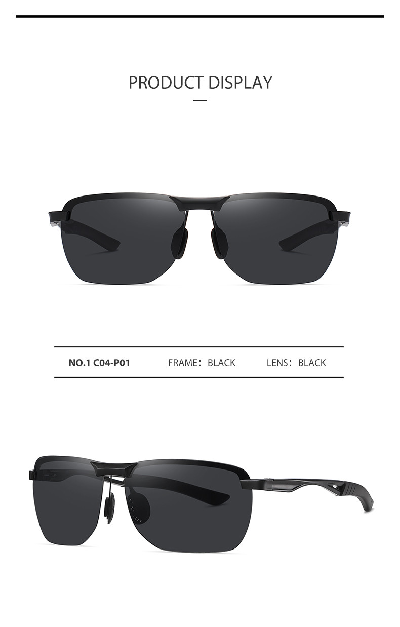 Al Mg Ultra Light Sunglasses REVO coated , TAC Lens Mens Driving Sunglasses