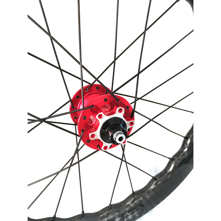24-30h 20 Inch 451 Carbon Wheelset Foldable Bicycle Wheelset Clincher Disc Brake Carbon Folding Bike Wheels