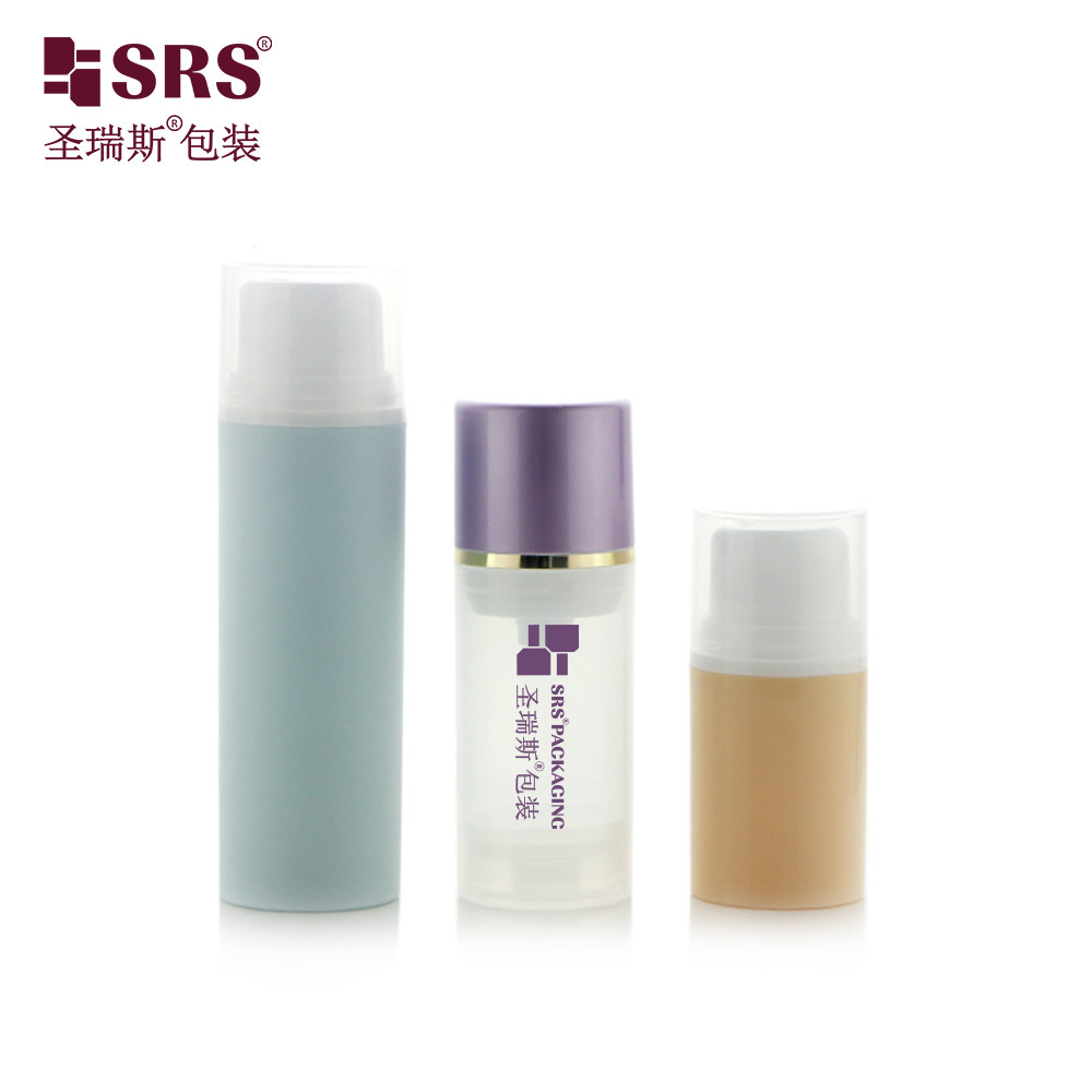 PA203A 15ml 30ml 50ml Empty PP PCR Injection Custom Color Glossy Airless Lotion Pump Bottle For Cosmetic