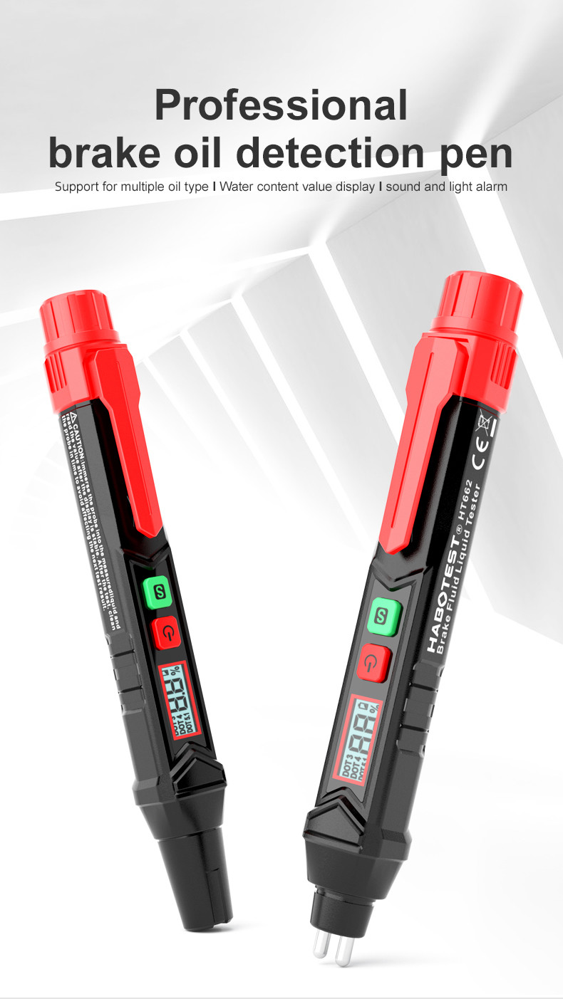 Oil Check Pen Brake Fluid Tester for Car Liquid Analyzer Meter DOT3/DOT4/DOT5.1