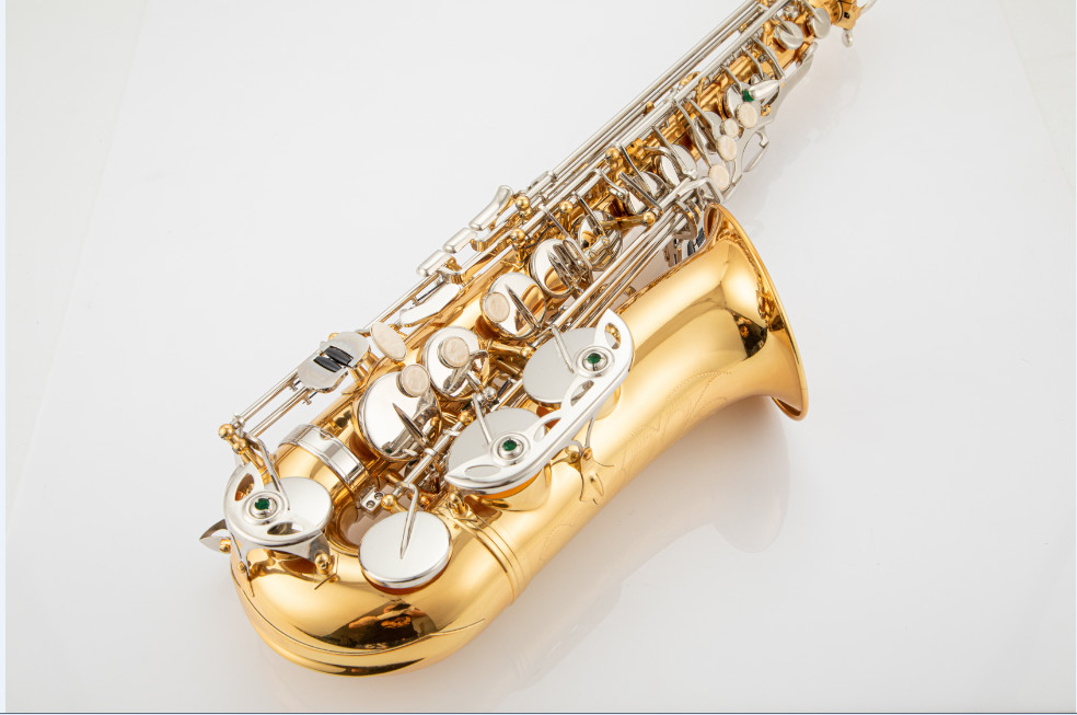 wholesale saxophone brass instrument gold lacquer e-flat Eb alto saxophone AS Class brass saxophone That Add Harmony