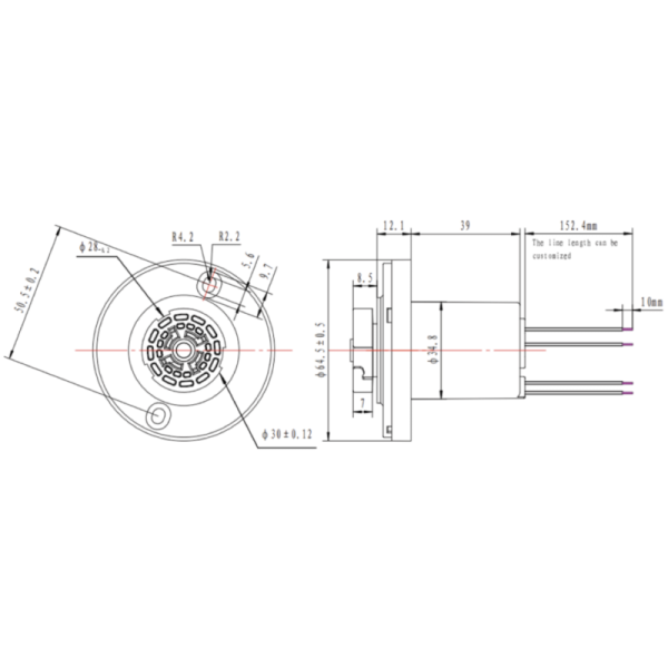 Zhaga Book 18 Socket Receptacle Built In AC-DC Switching Power Supply 24V DC Auxiliary Power
