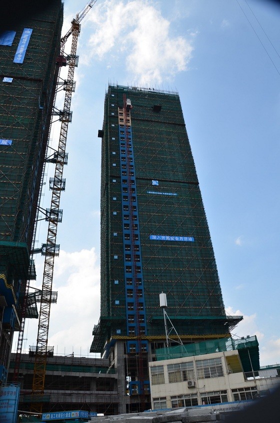 58m/Min Building Construction Hoist 500m Temporary Construction Elevators
