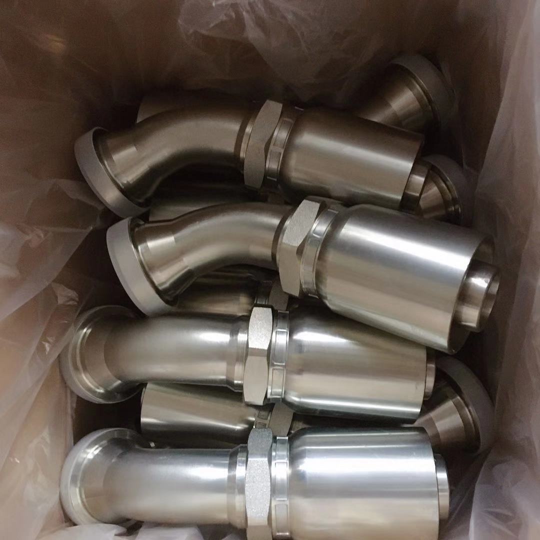 Smooth without burr 00400 hydraulic fittings 4SP 4SH/12-16 R12/06-16 hose ferrules