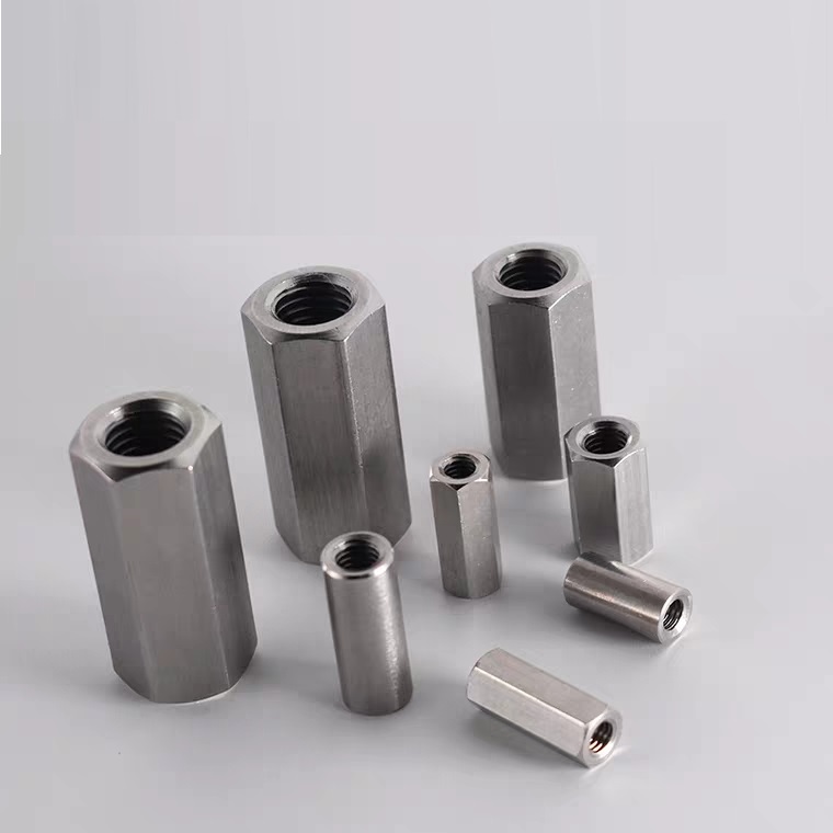 Thread Types DIN6334 ZINC Plated Long Hex Coupling Nut for DIN/GB/ISO