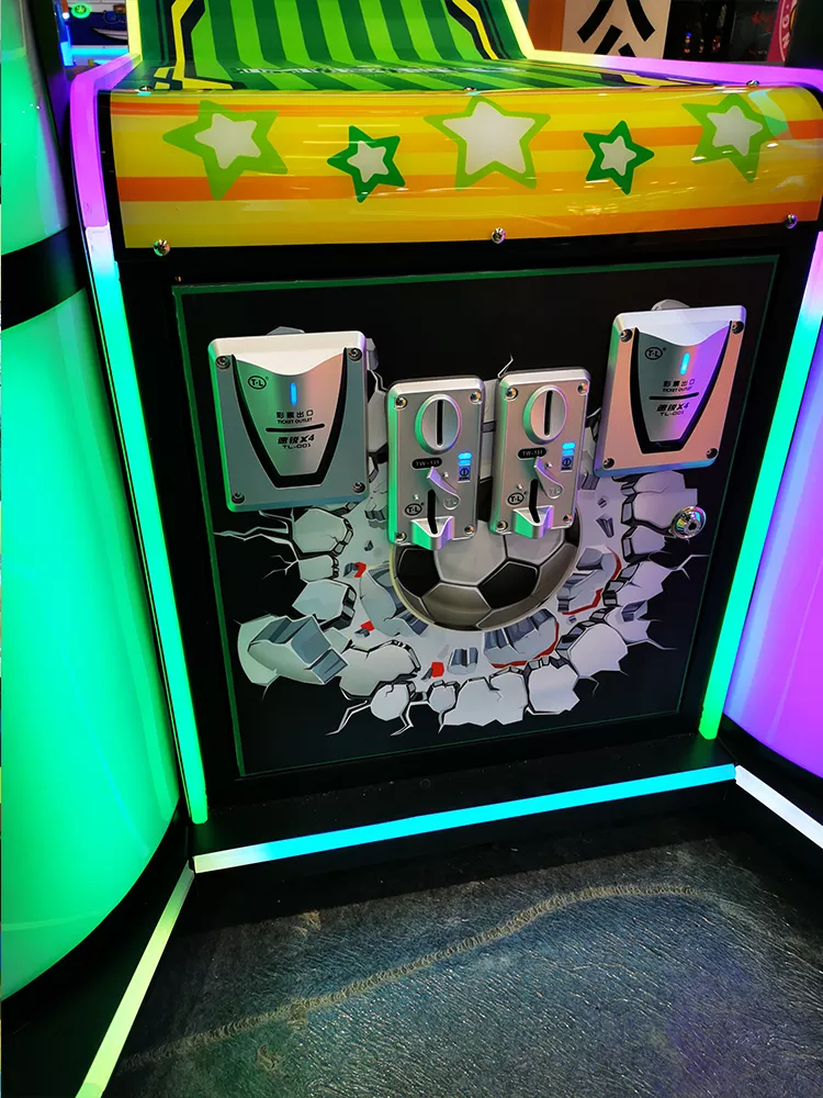 Indoor Amusement America Table Superstar Soccer Attractive Kids Electronic Football Arcade Game Machine