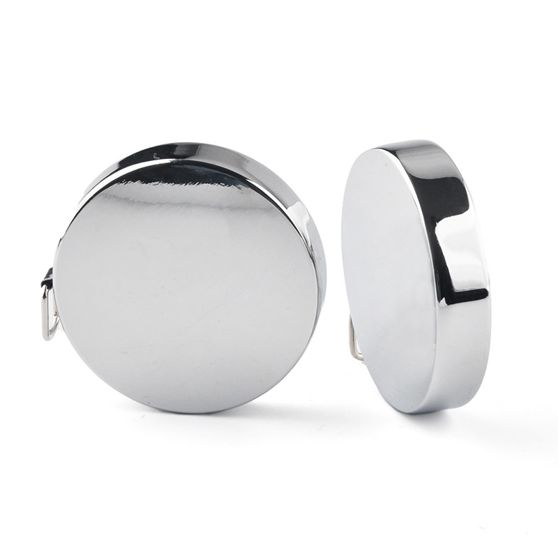 Wintape 2m 80inches Imitating Metal Galvanized In Silver Or Gold Round Shape Wholesale Mini Steel Tape Measure