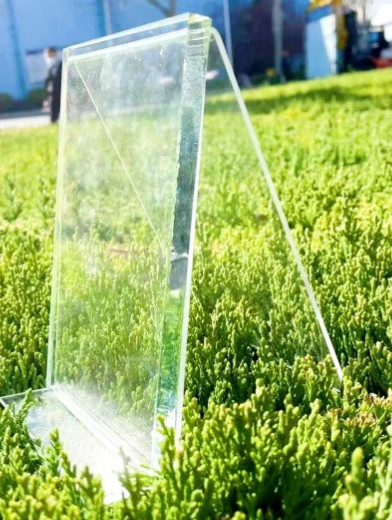 Smooth Edge Tempered Ultra Clear Low Iron Glass Customized