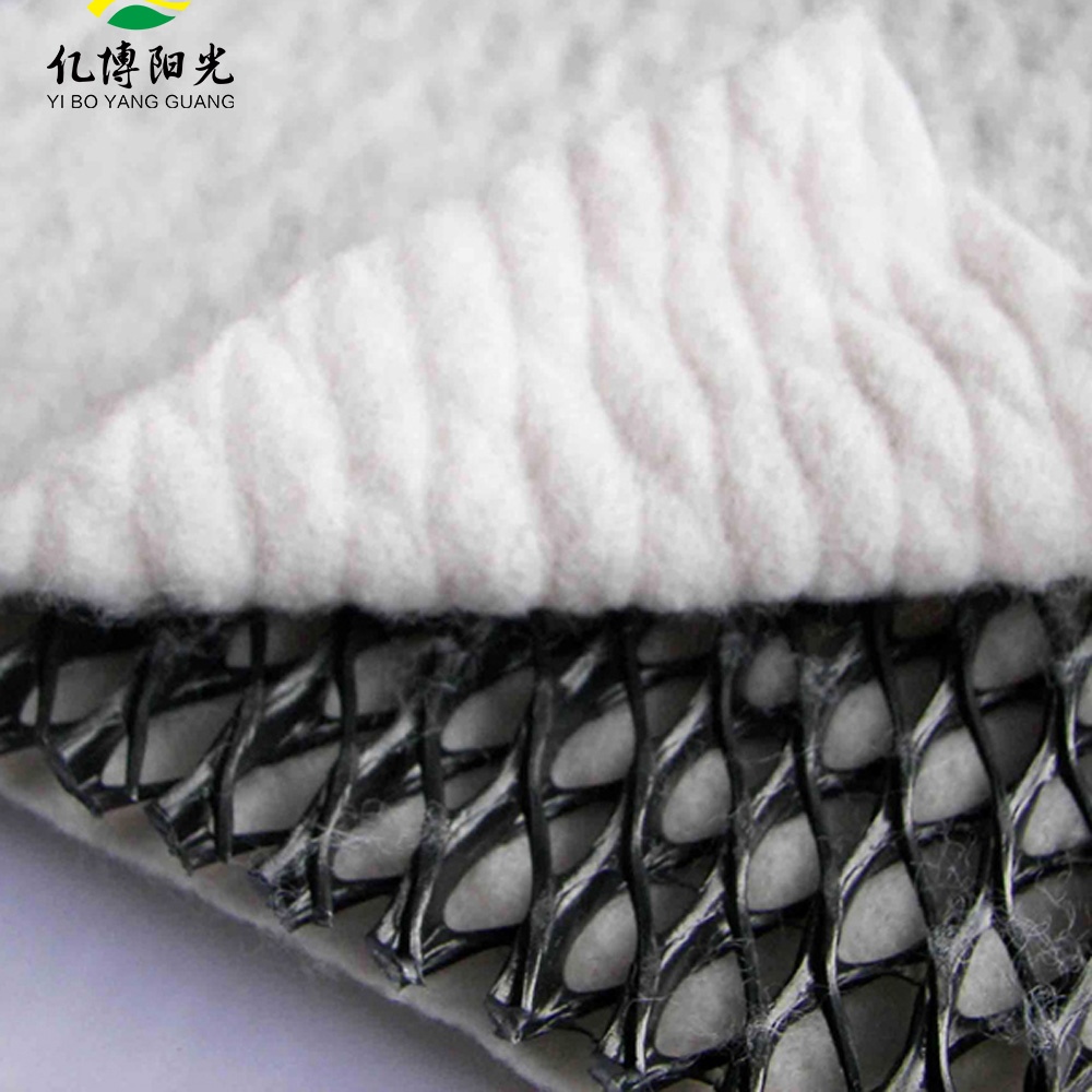 Drainage Engineering Solution 3D Geocomposite Drainage Mat with 5mm-12mm Geonet Core
