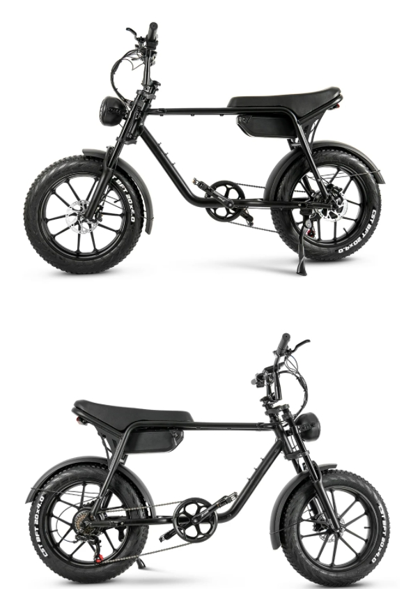 20 Inch Fat Tire Electric Bike 750 Watt Superb 73 Hot Aluminum Alloy Frame 48V 17Ah
