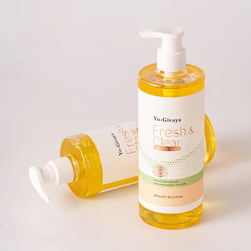 Bath Oil Shower Gel For Dry Skin Women Long Lasting Fragrance Moisturizer Rice Bran
