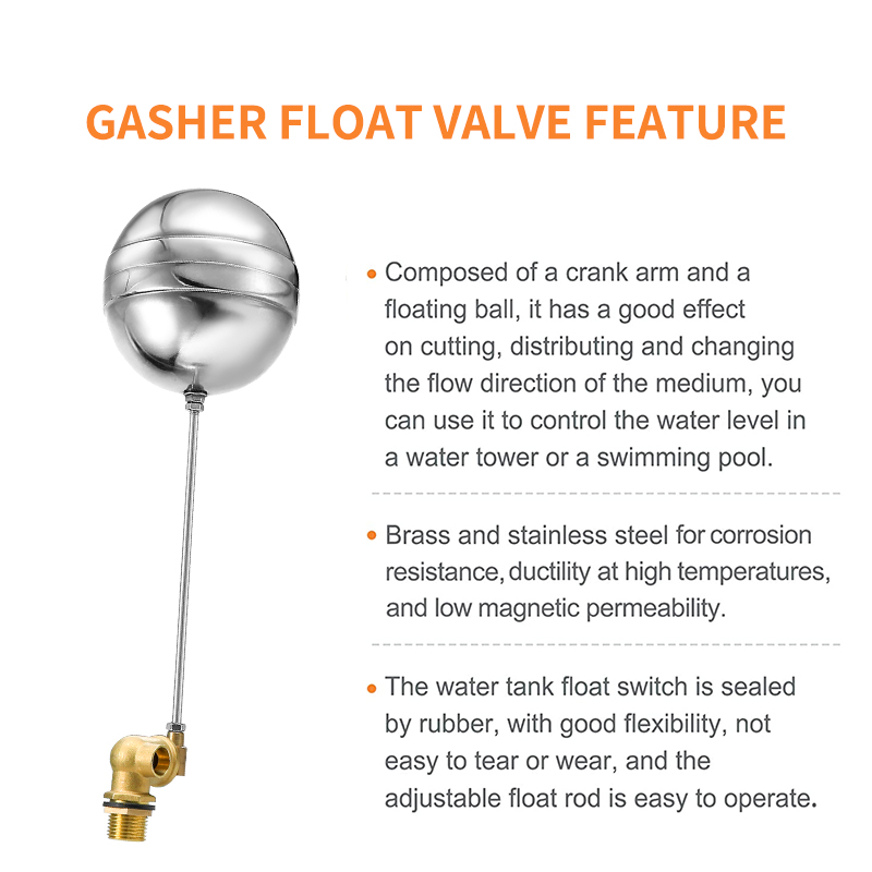 1/2 inch - 1 Inch Water Float Valve Normal Temperature RoHS