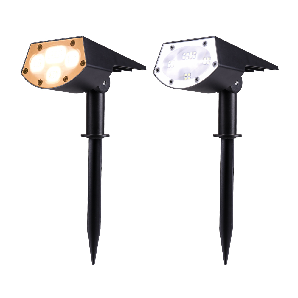 Garden 28CM 3.7V 2200mah High LED Solar Landscape Spotlights