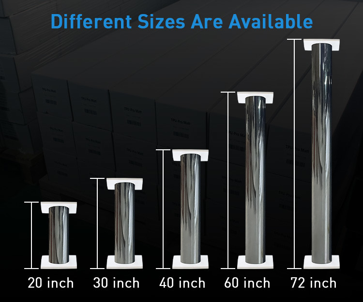 5% 15% 35% 50% 70% 80% Pre Cut Removable Window Tint Car Detachable Window Tint Nano Ceramic Tint