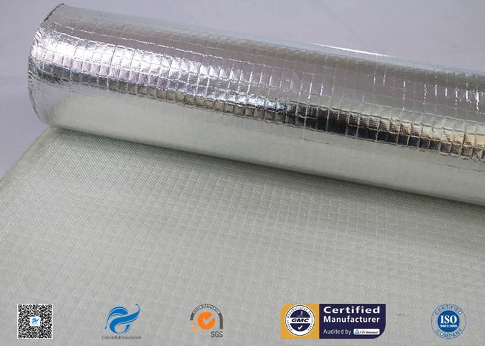 One Side Heat Reflective Aluminum Foil Coated Fiberglass Fabric