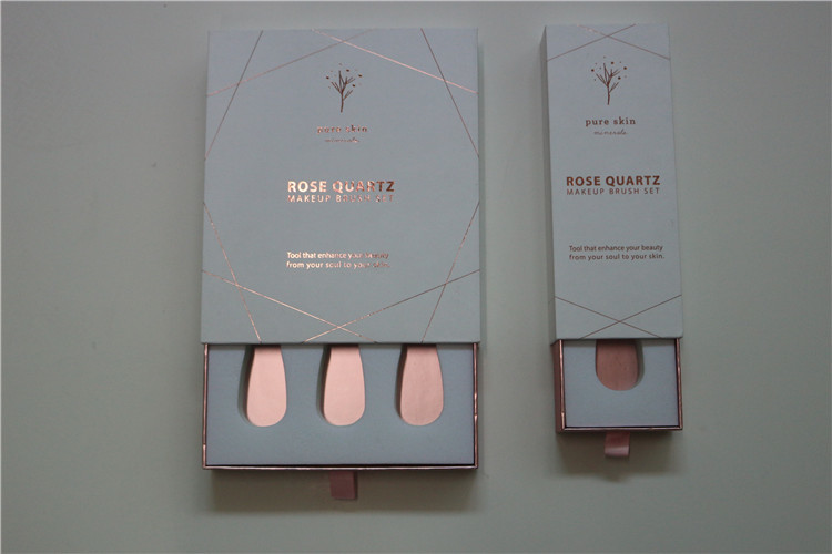 Custom Luxury Drawer Style Paper Cosmetic Packaging Box For Lashes Or Makeup Brush