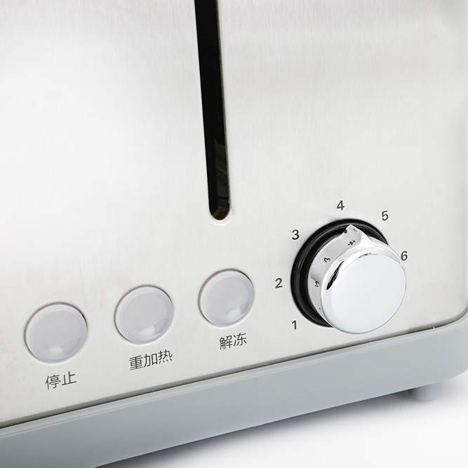 Hot Sale Bread Sandwich Automatic Pop Up 900w Stainless Steel Electronic 2 Slice Toaster