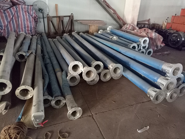 A Shape Tubular Gin Pole Transmission Line Stringing Tools Vertical Load 17-30kn