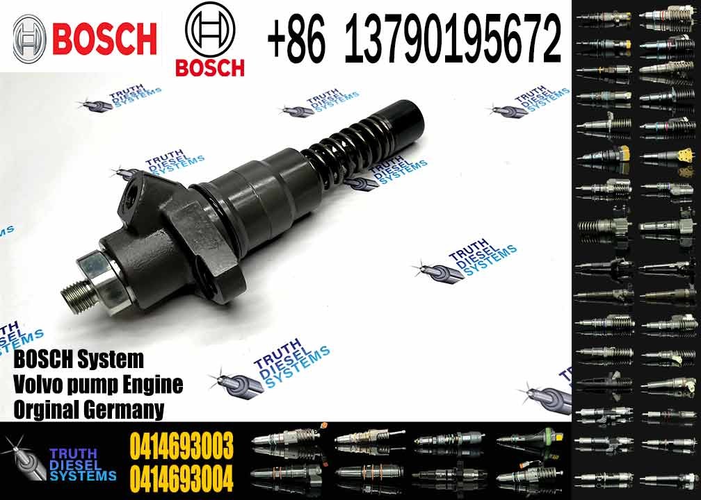Construction Machinery Parts D6E D6D Diesel Fuel Unit Pump 0414693007 Injector 0414693003 04289982 02113695 21147446 for