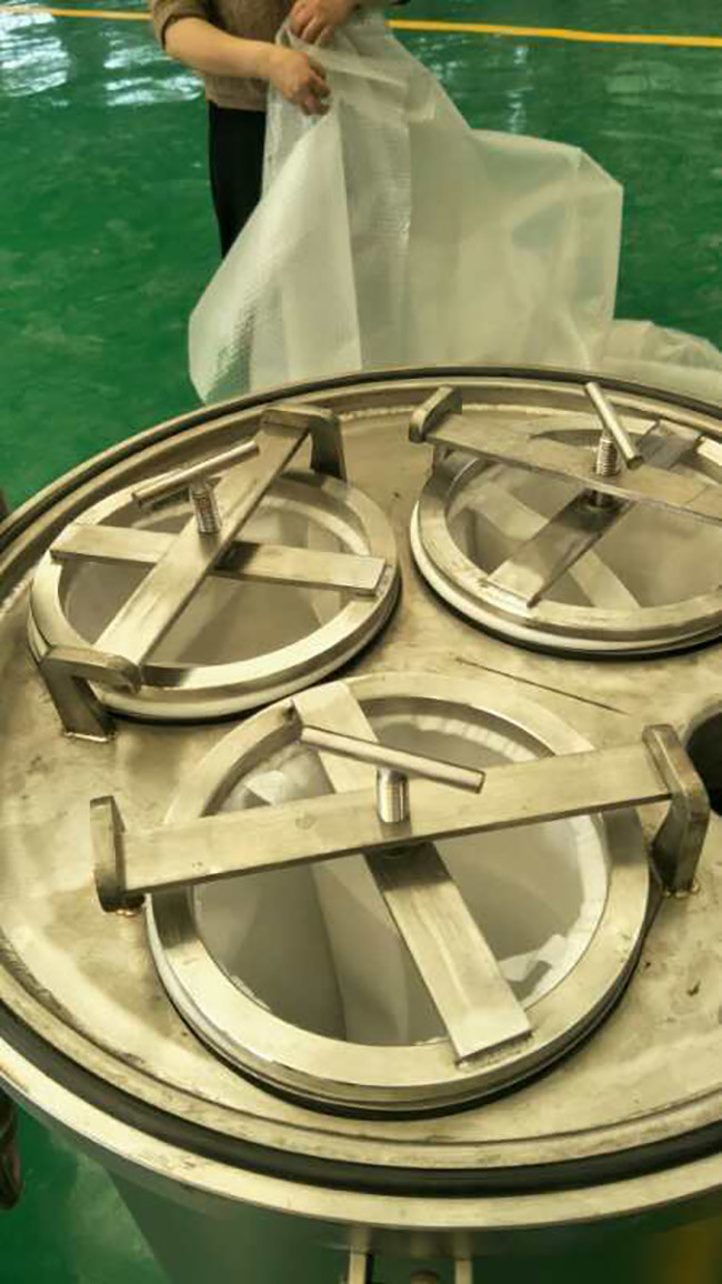 Water Industrial Bag Filter Housing Ss 304 Automobile Industry Treatment DN80mm