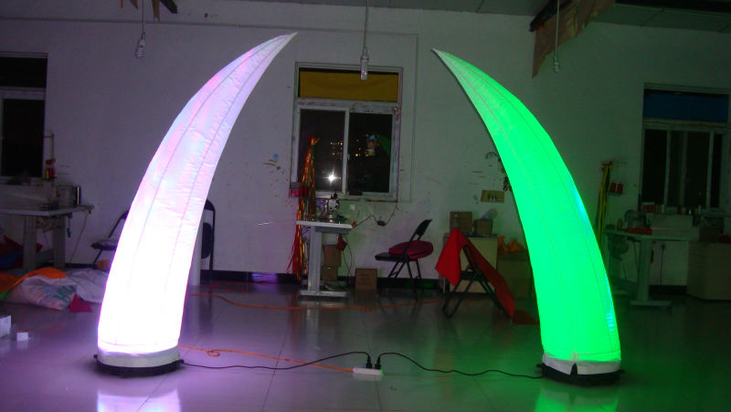 3.5m Inflatable Air Column Custom Logo Advertising Lights OEM