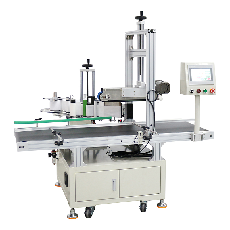 Packaging Material Labeling Machine for Flat Barcode Stickers Small and Simple Design