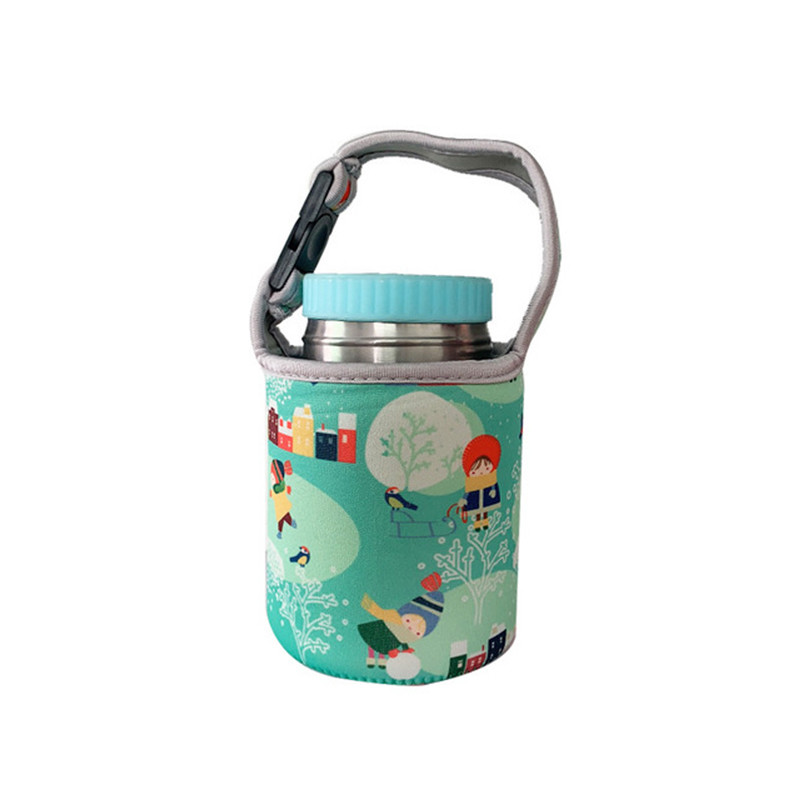 Multi Color L10*H22cm Neoprene Water Bottle Sleeve